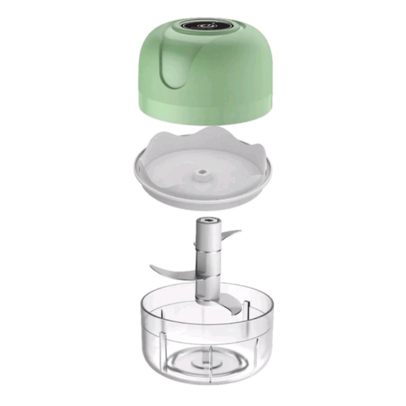 Mini Triturador Elétrico de Alimentos Portátil - USB 250ml / Bivolt