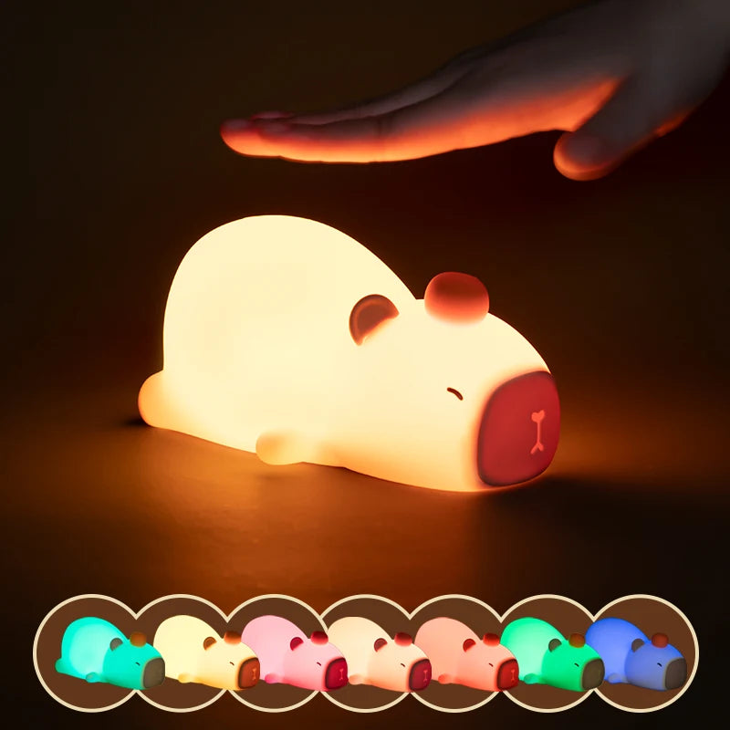 Luminária Capivara / Decorativa - USB Recarregável
